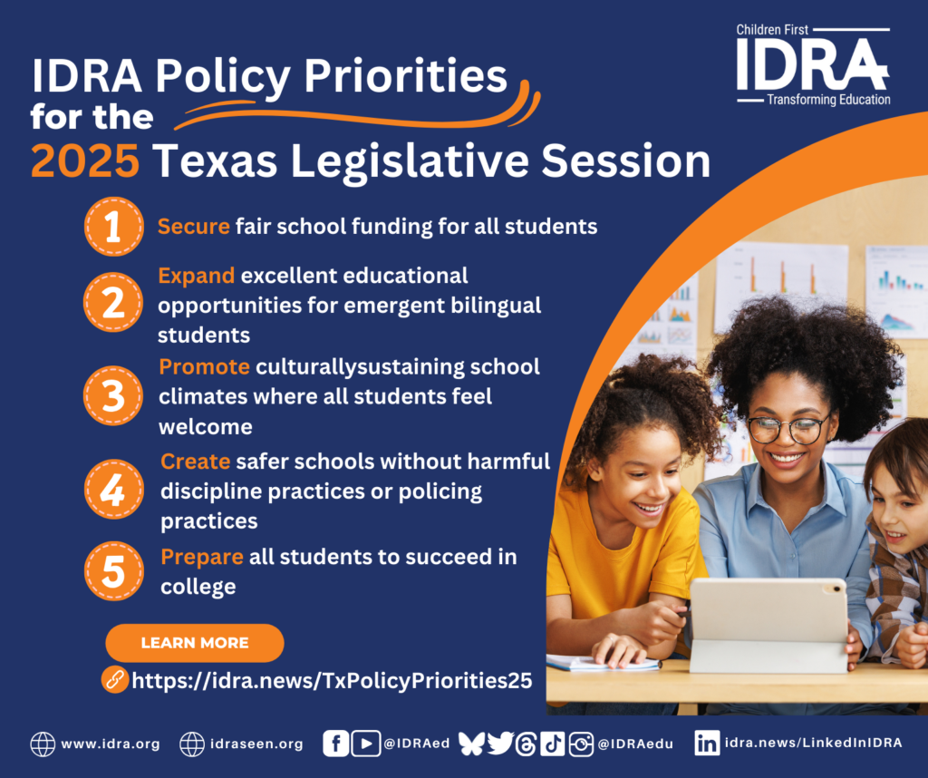 TX - IDRA Policy Priorities graphic