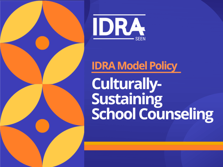 Culturally-Sustaining School Counseling model policy title image block