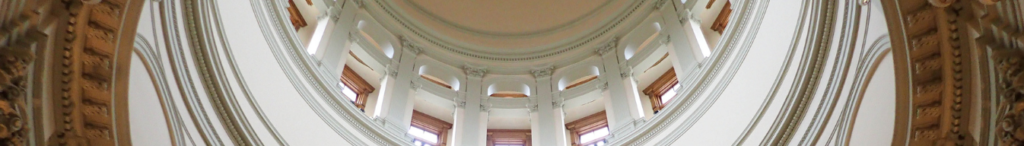 Georgia capitol inside dome banner