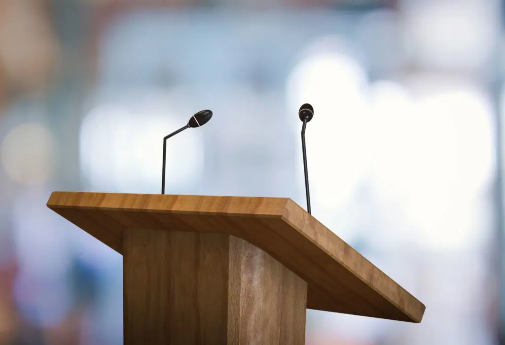 Podium photo